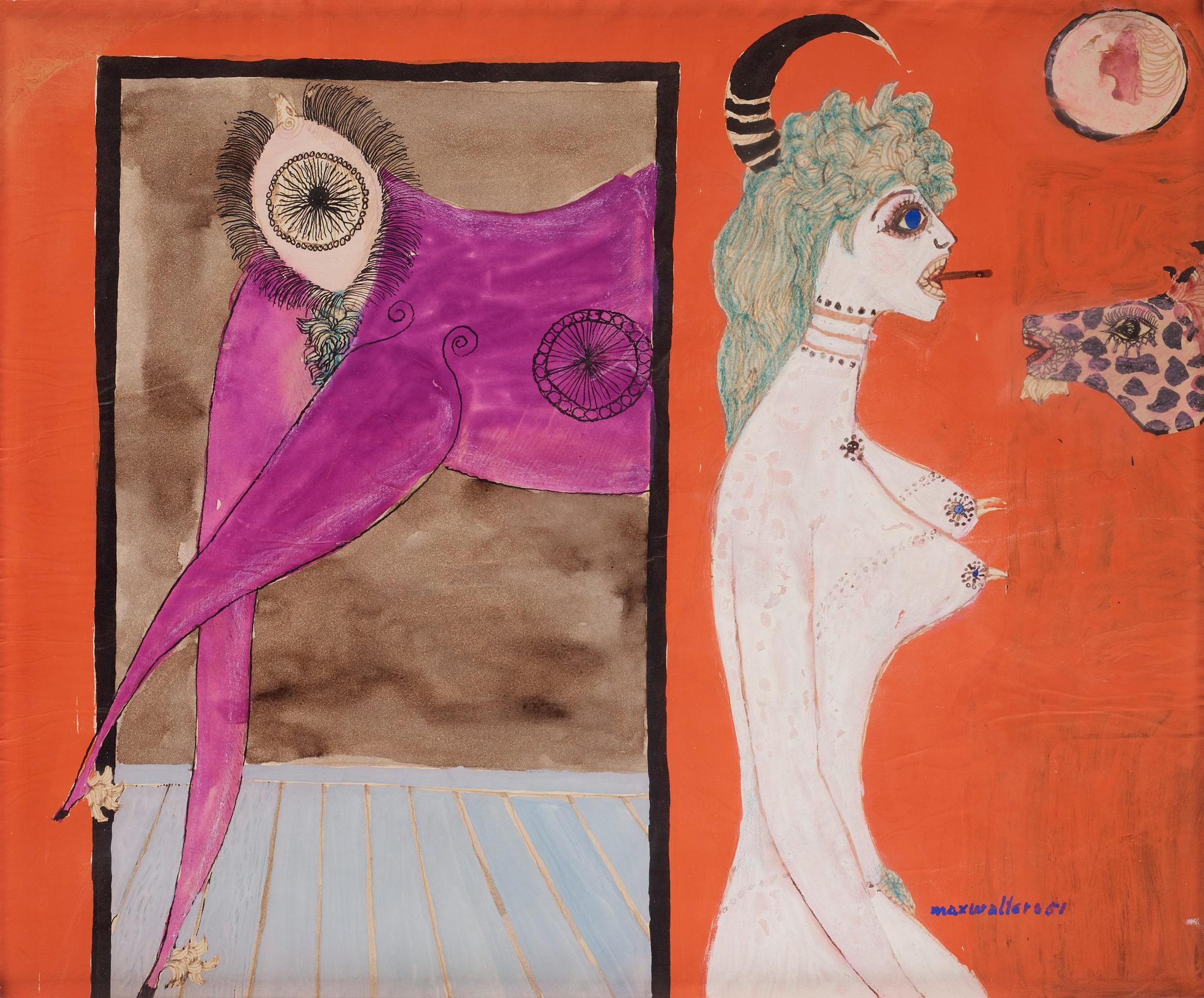 Max Walter Svanberg - Imaginary Figurative Composition