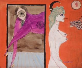 Max Walter Svanberg - Imaginary Figurative Composition