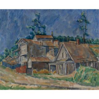 Max Weber - Houses On A Hill