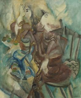 Max Weber - Interior With Figures