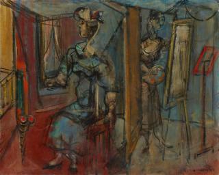 Max Weber - Sitting for a Portrait