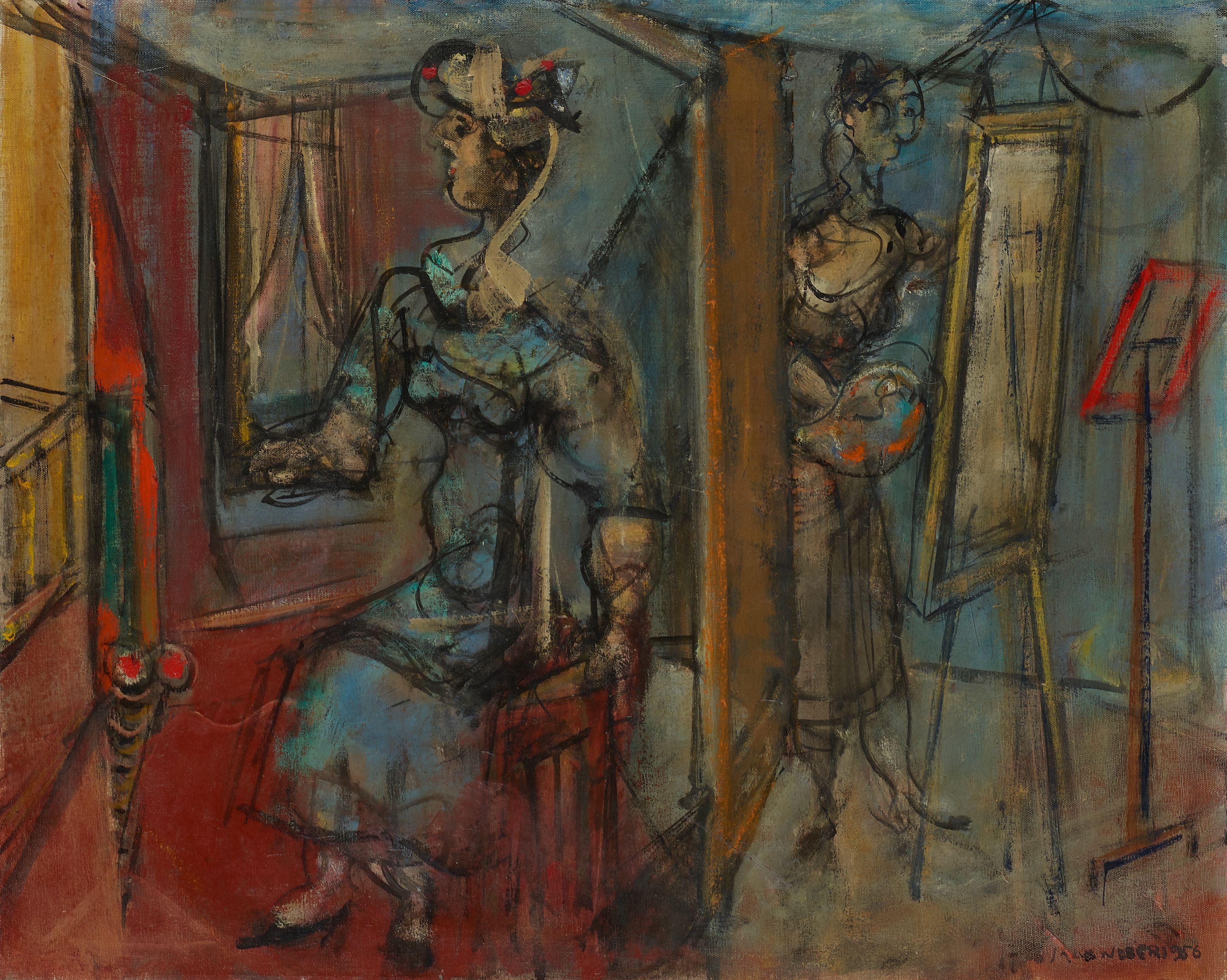 Max Weber - Sitting for a Portrait