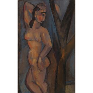 Max Weber - Standing Nude