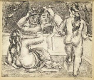 Max Weber - The Balcony; and Cactus Plant (Cactus, Tropical Plant) (R. 82; and 102)