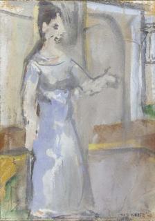 Max Weber - Woman In Blue