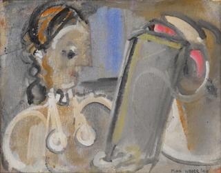 Max Weber - Woman Looking at Picture