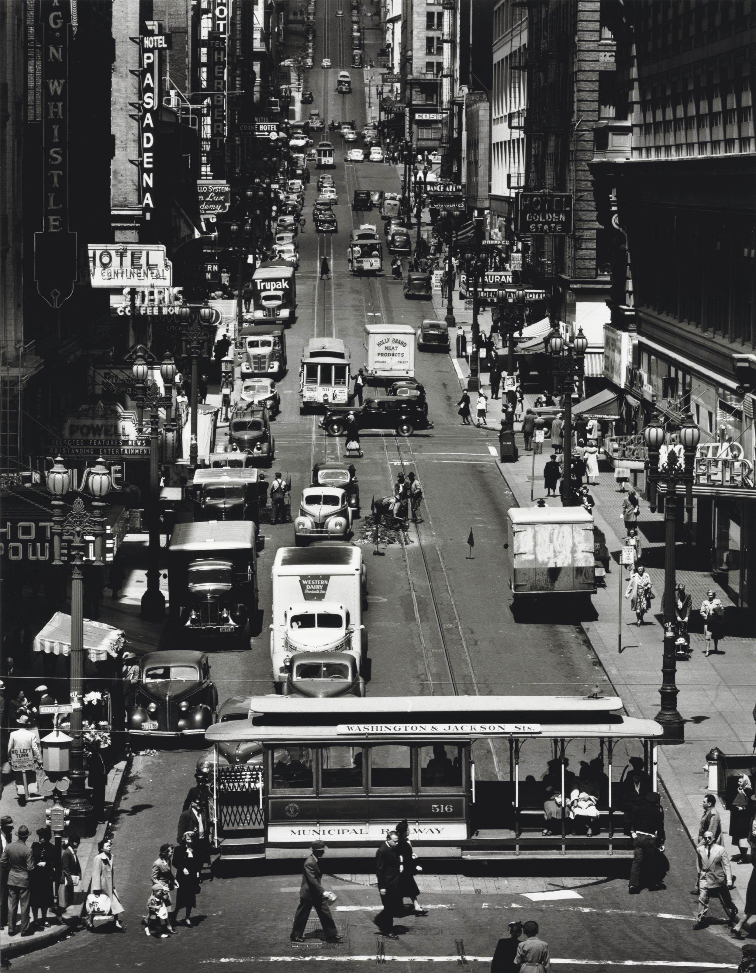 Max Yavno - Powell Street, San Francisco, 1947