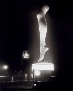 Max Yavno - The Leg, Olympic Boulevard, Los Angeles (Silk Stocking)