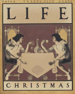 Maxfield Parrish - Christmas Cover Design for Life Magazine