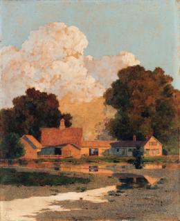 Maxfield Parrish - Daniels Farm, Summer