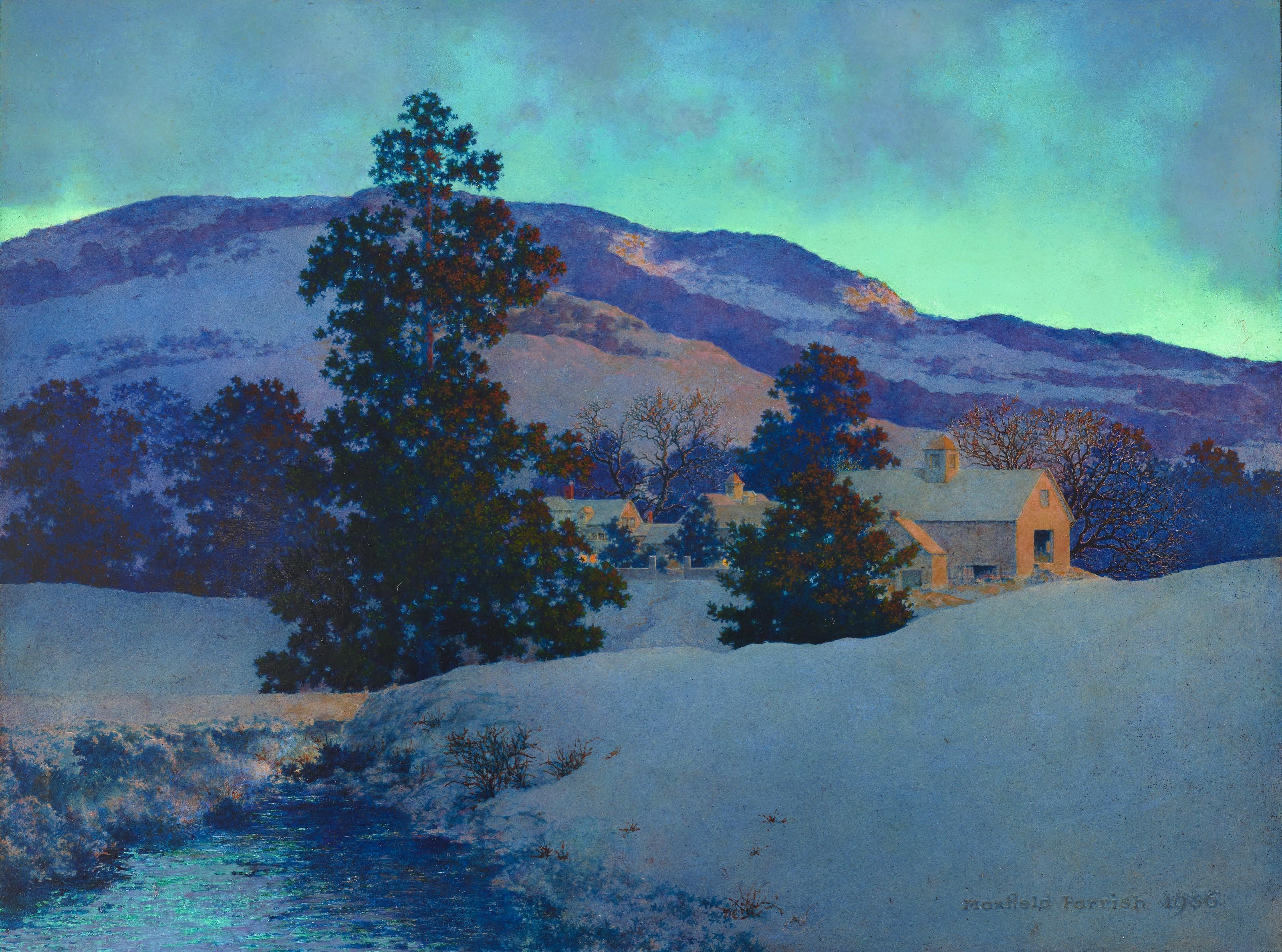 Maxfield Parrish - Dingleton Farm