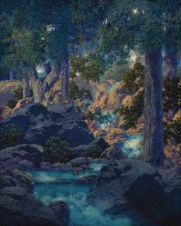 Maxfield Parrish - Good Fishing