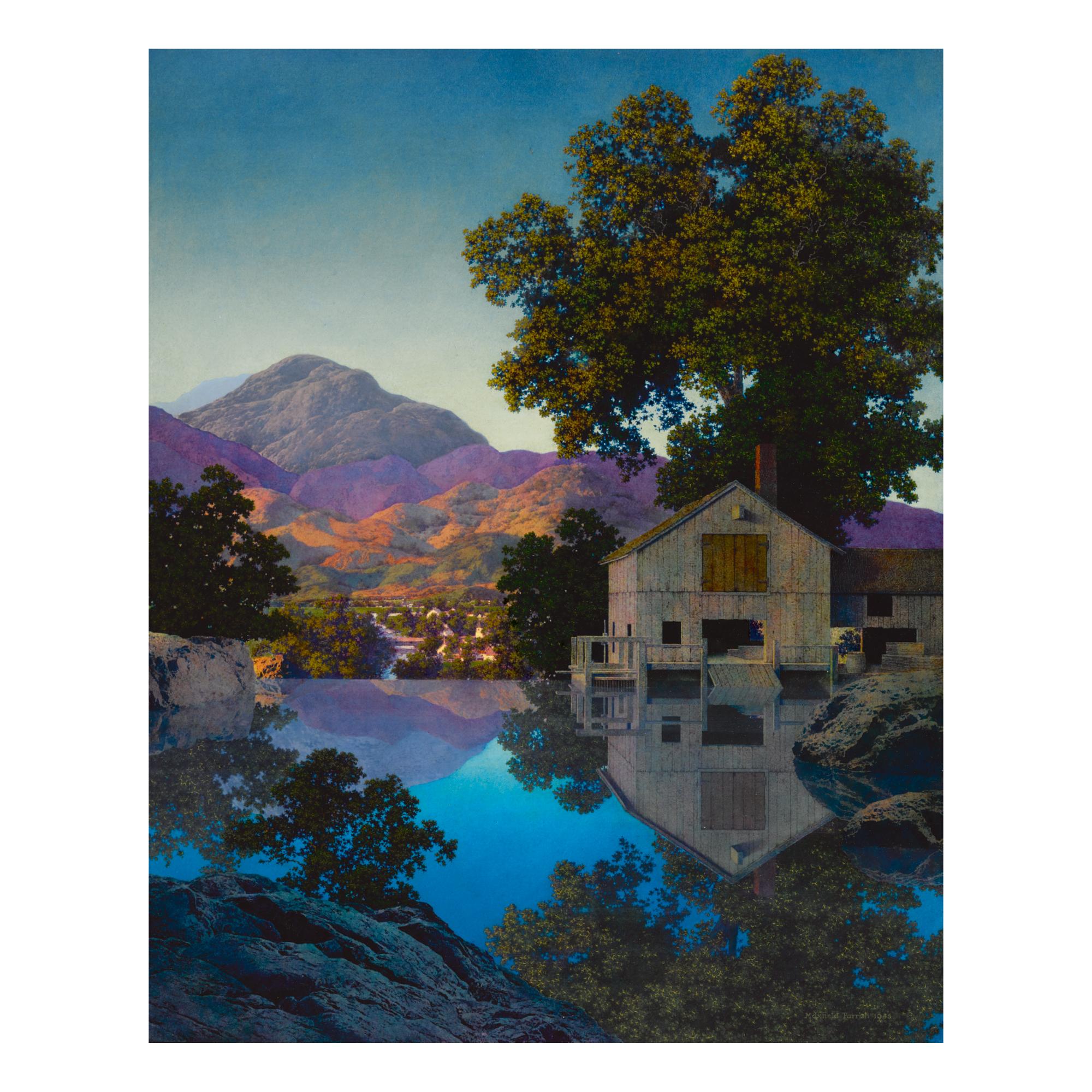 Maxfield Parrish - Mill Pond