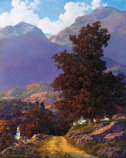 Maxfield Parrish - Road to the Valley