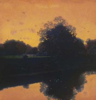 Maxfield Parrish - Study for River Ascutney