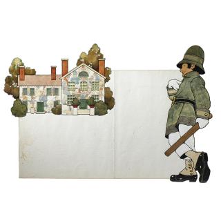 Maxfield Parrish - The House At Octs:  A Letter To Austin