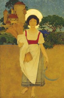 Maxfield Parrish - The Young Gleaner