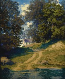Maxfield Parrish - Village School House