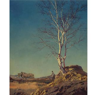 Maxfield Parrish - White Birch