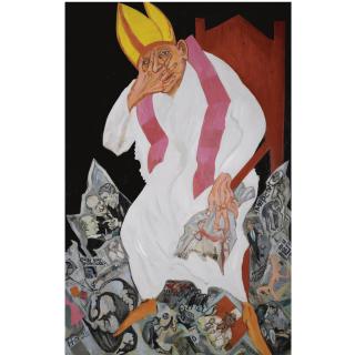 Maxim Kantor - Portrait Of Pope John-Paul Ii