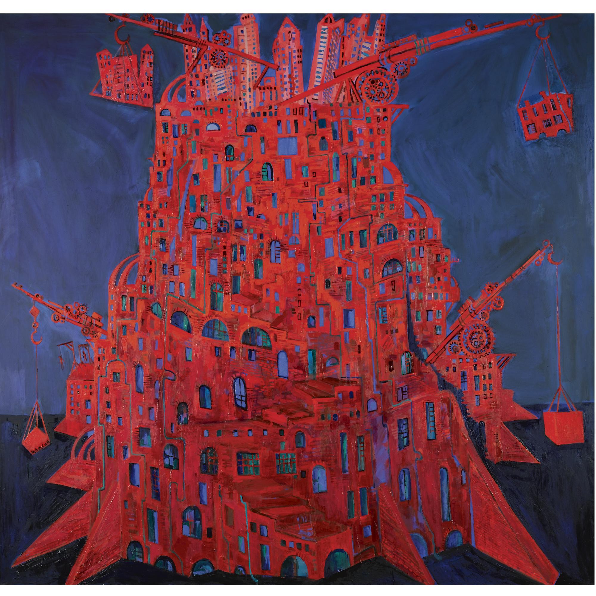 Maxim Kantor - Red Tower