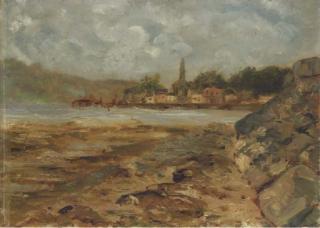 Maxime-Camille-Louis Maufra - Vue de Tuverang Depuis Une Berge