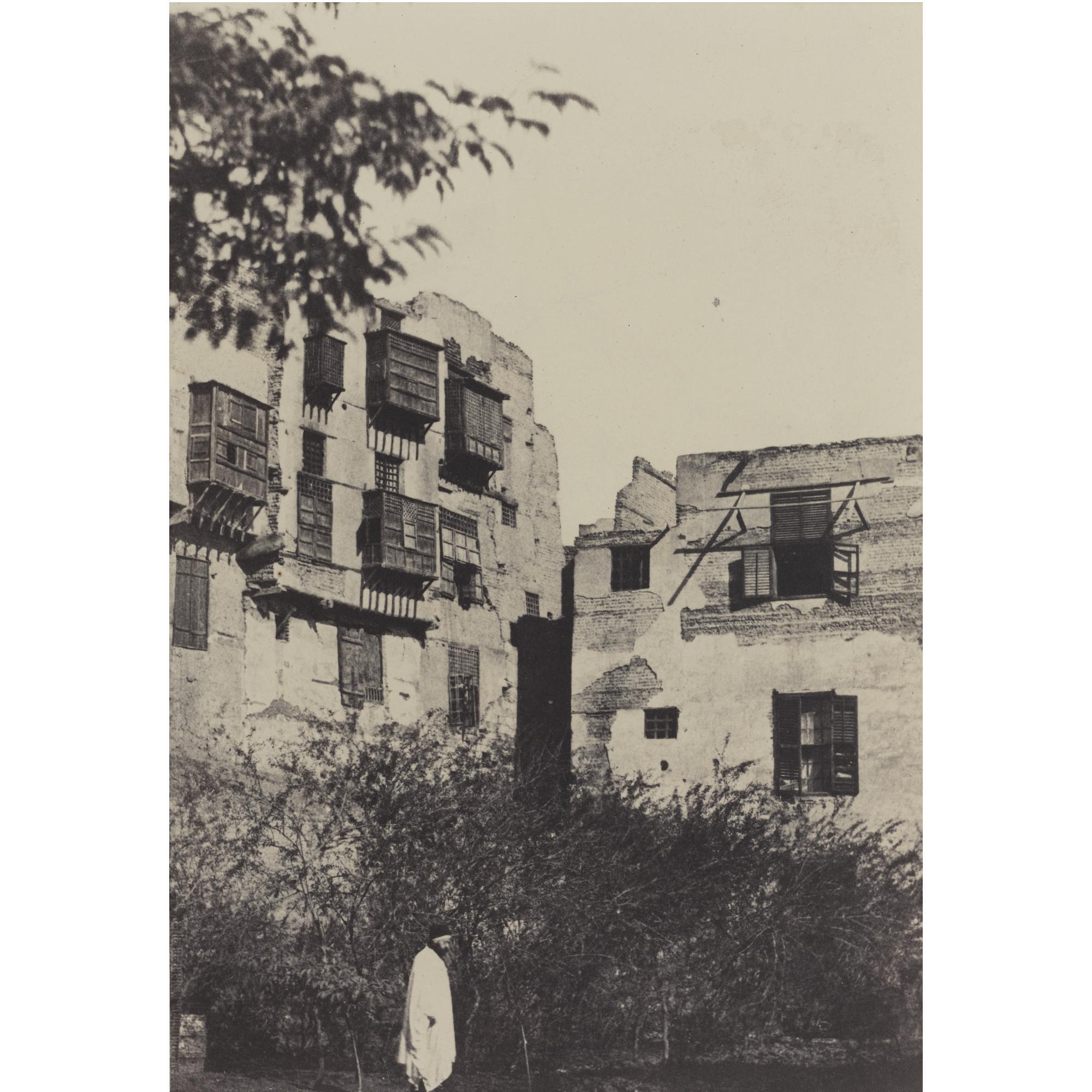 Maxime Du Camp - \'Le Kaire.  Maison Et Jardin Dans Le Quartier Frank\'