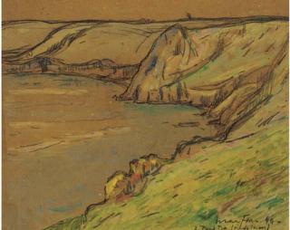 Maxime Emile Louis Maufra - Les falaises