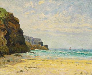 Maxime Maufra - Au Pied Des Falaises, Le Matin, Camaret-Sur-Mer
