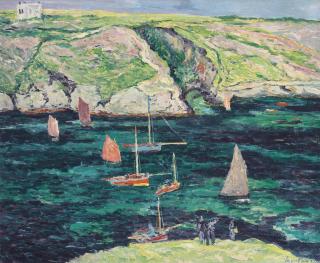 Maxime Maufra - Bateaux À Port-Goulphar, Belle-Ile En Mer