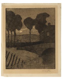 Maxime Maufra - Clair de lune ou Vue de Paimpol