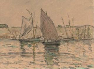 Maxime Maufra - Dans le port, Concarneau