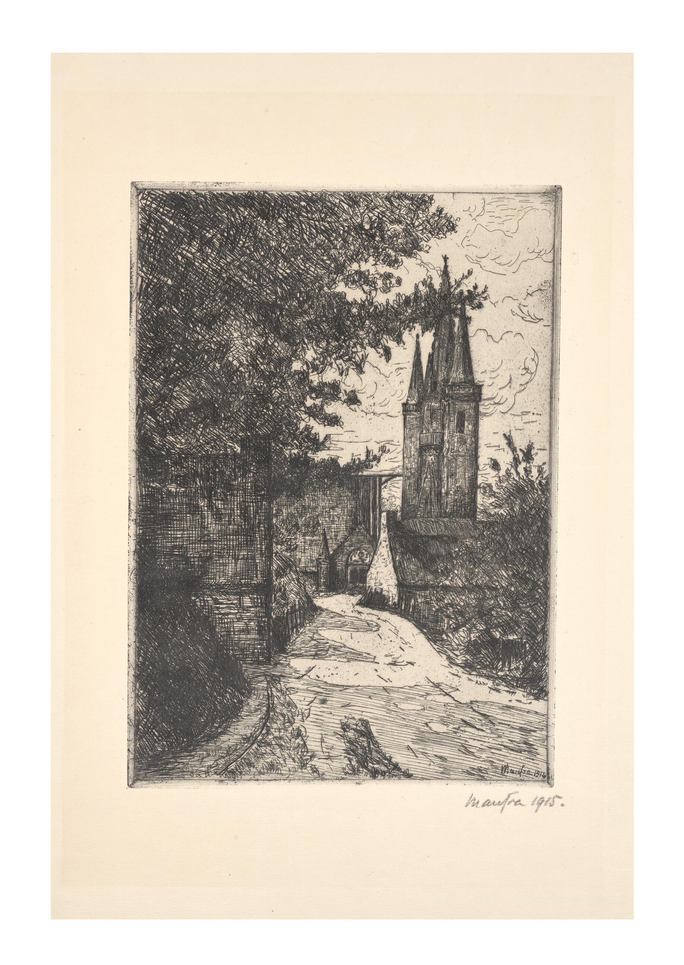 Maxime Maufra - La chapelle Saint-Fiacre - Le Faouët