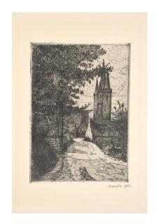 Maxime Maufra - La chapelle Saint-Fiacre - Le Faouët