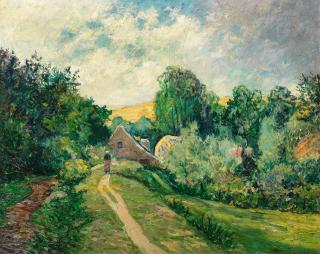 Maxime Maufra - Le chemin du moulin à eau, Saint-Jean-du-Doigt, Finistère