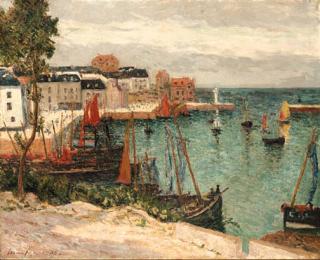 Maxime Maufra - Le port de Sauzon, Belle Isle en Mer