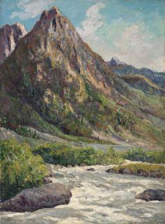 Maxime Maufra - Le torrent dans la vallée de la Romanche en Isére