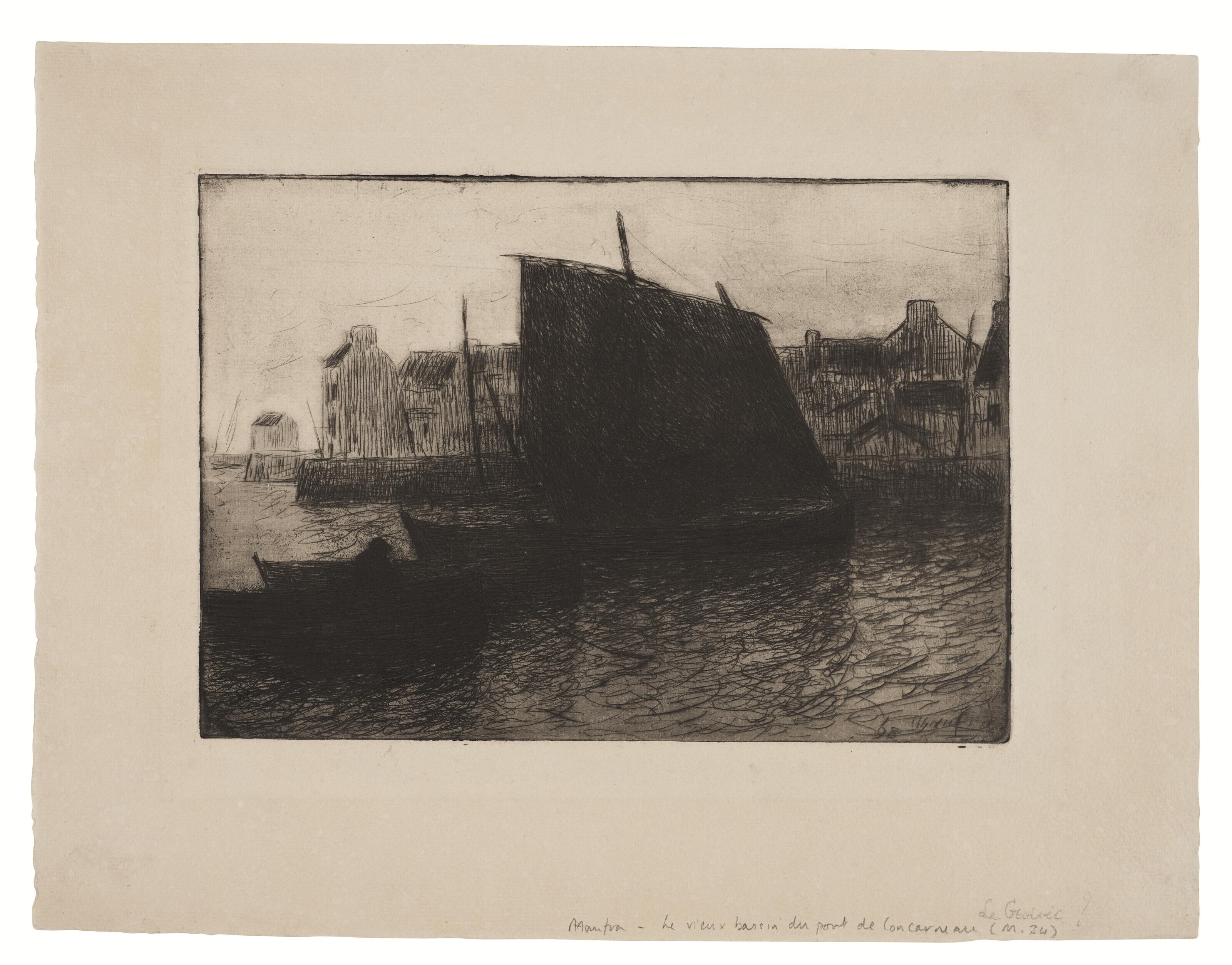 Maxime Maufra - Le vieux bassin du port de Concarneau