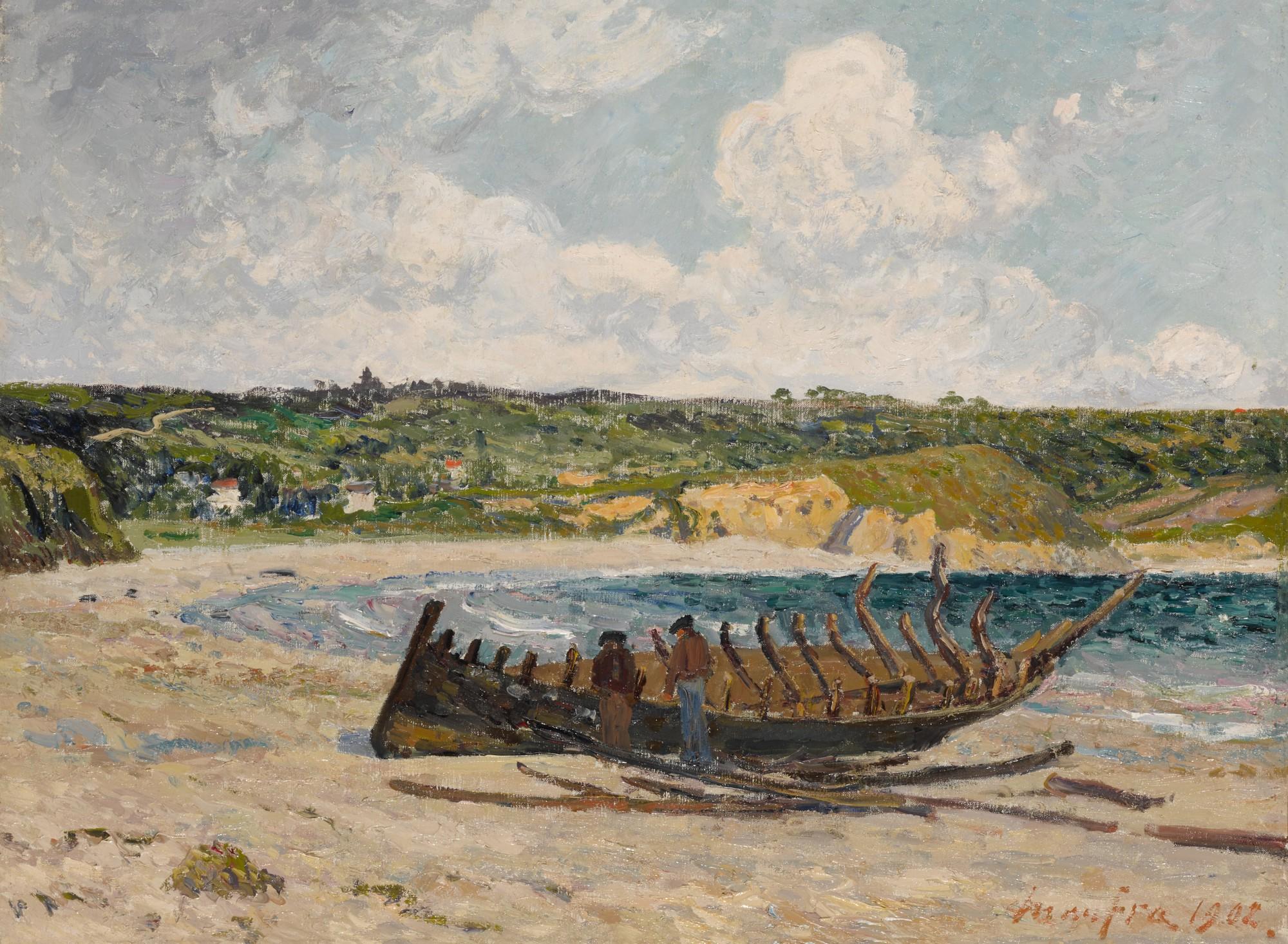 Maxime  Maufra - Le Vieux bateau, Morgat