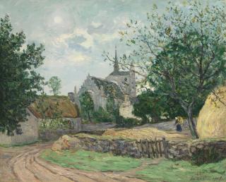 Maxime Maufra - Le Village De Saint-Avoye (Morbihan)