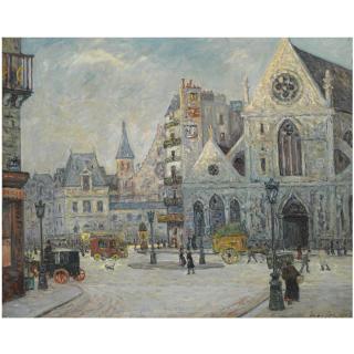 Maxime Maufra - L\'Église De Saint Nicolas Des Champs, Rue Saint Martin, Paris 