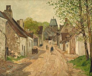 Maxime Maufra - L\'Entrée Du Bourg De Lavardin