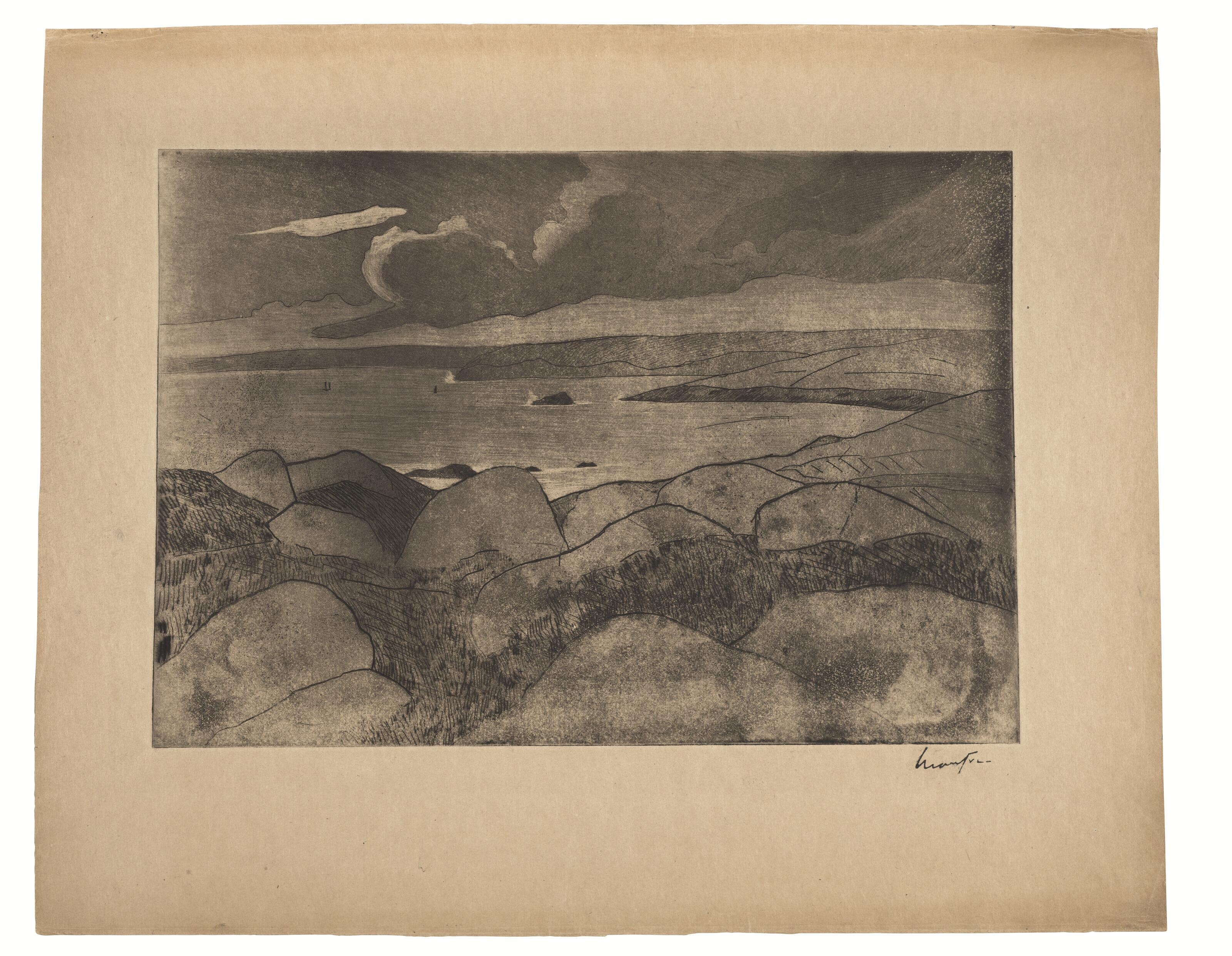 Maxime Maufra - Les falaises de Plougasnou