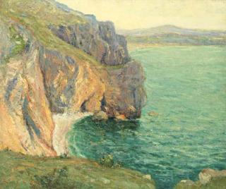 Maxime Maufra - Les falaises de Polhor, Morgat