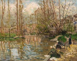 Maxime Maufra - Les Laveuses, Bords De Marne