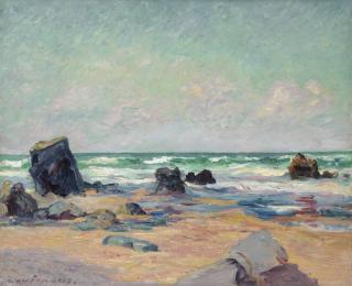 Maxime Maufra - Marée Basse À La Plage De Port-Blanc, Presqu\'Île De Quiberon