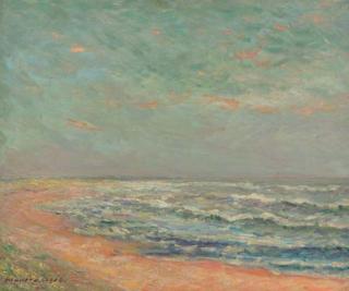 Maxime Maufra - Marine, Côte Vendéenne soir d\'août