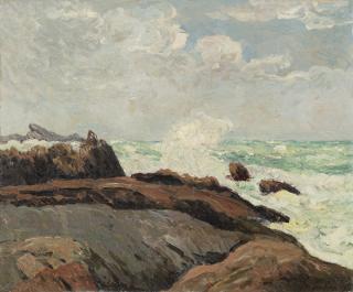 Maxime Maufra - Mer forte à Saint-Guénolé Penmarc\'h