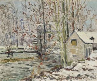 Maxime Maufra - Paysage D\'Hiver