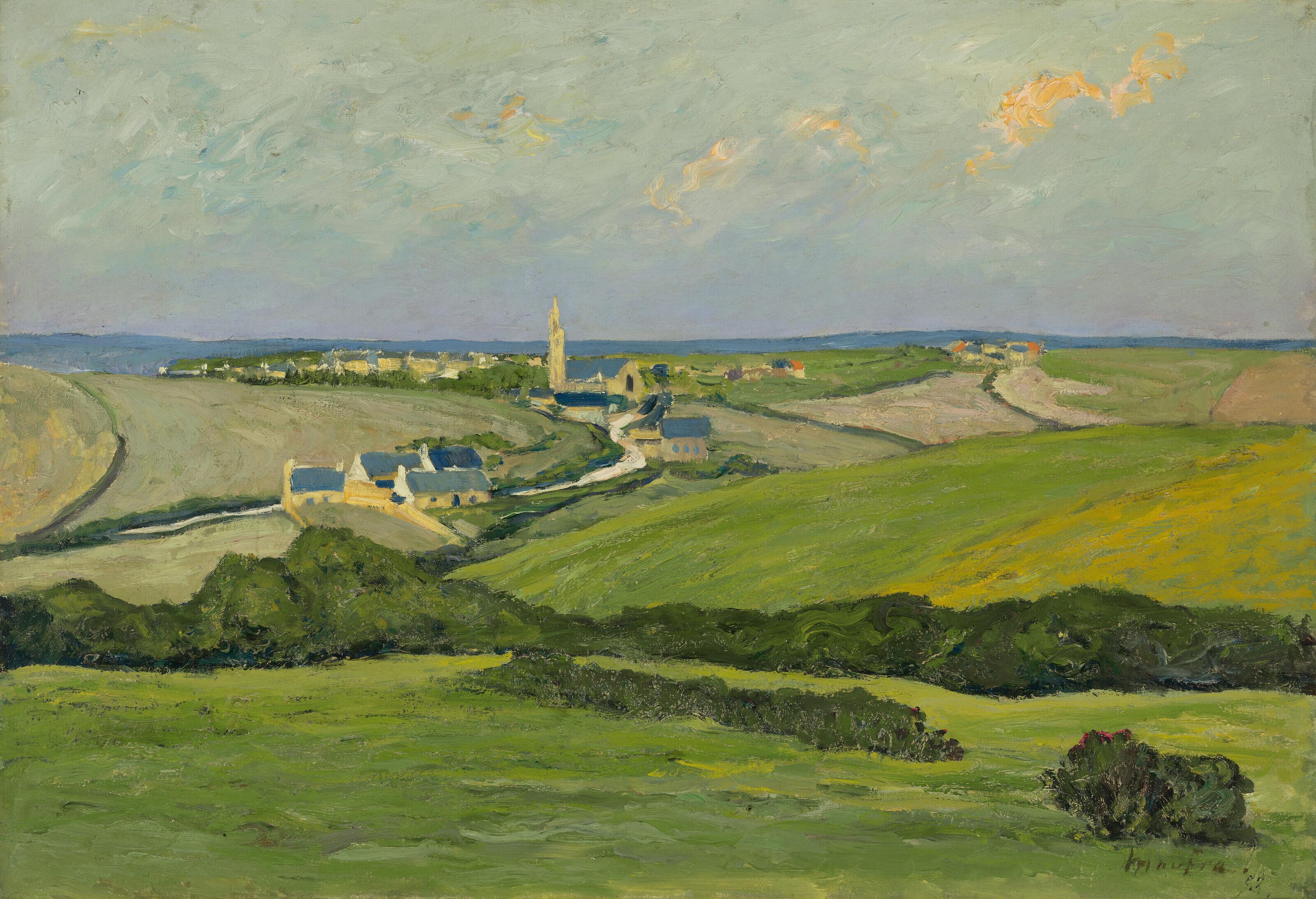 Maxime Maufra - Vue de village